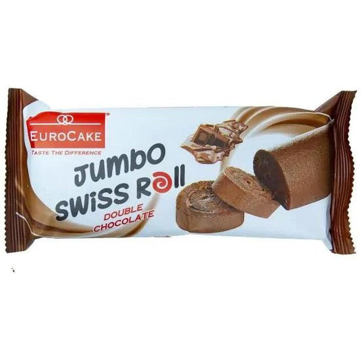 EURO CAKE JUMBO SWISS ROLL DOUBLE CHOCOLATE 50G
