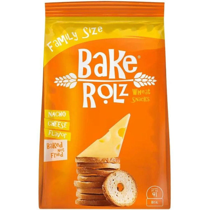 BAKE ROLZ WHEAT SNACKS 100G NACHO CHEESE