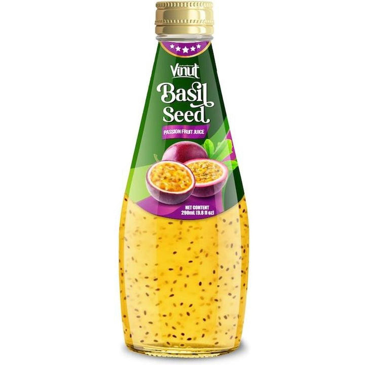 VINUT BASIL SEED JUICE 290ML PASSION FRUIT