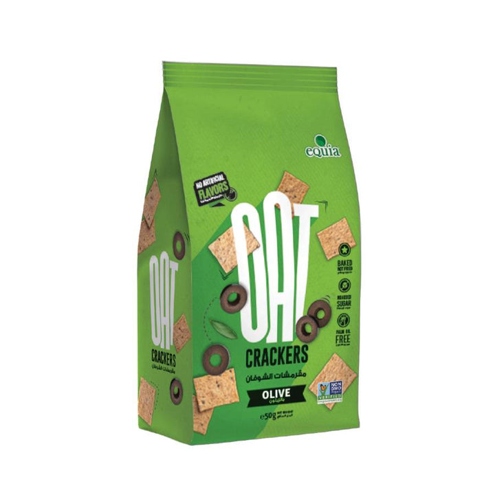 Equia Oat Crackers Olive 200g