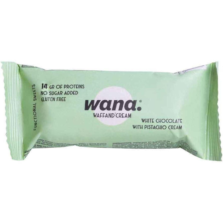 WANNA WHITE CHOCOLATE WITH PISTACHIO CREAM  43G