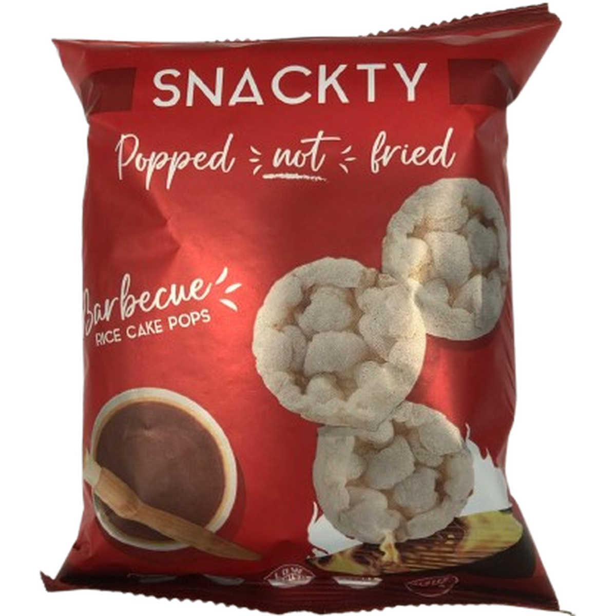 SNACKTY RICE CAKE POPS 30G BARBECUE