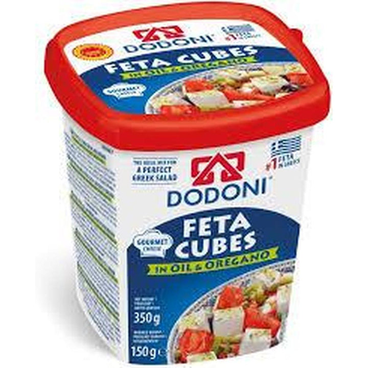DODONI CHEESE WITH 350G FETA CUBS IN OIL & OREGANO
