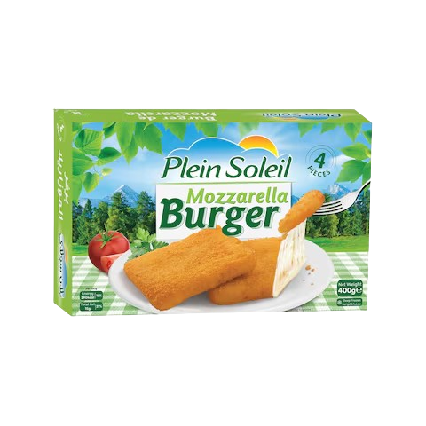 Plein Soleil Breaded Mozzarella Burger 400g