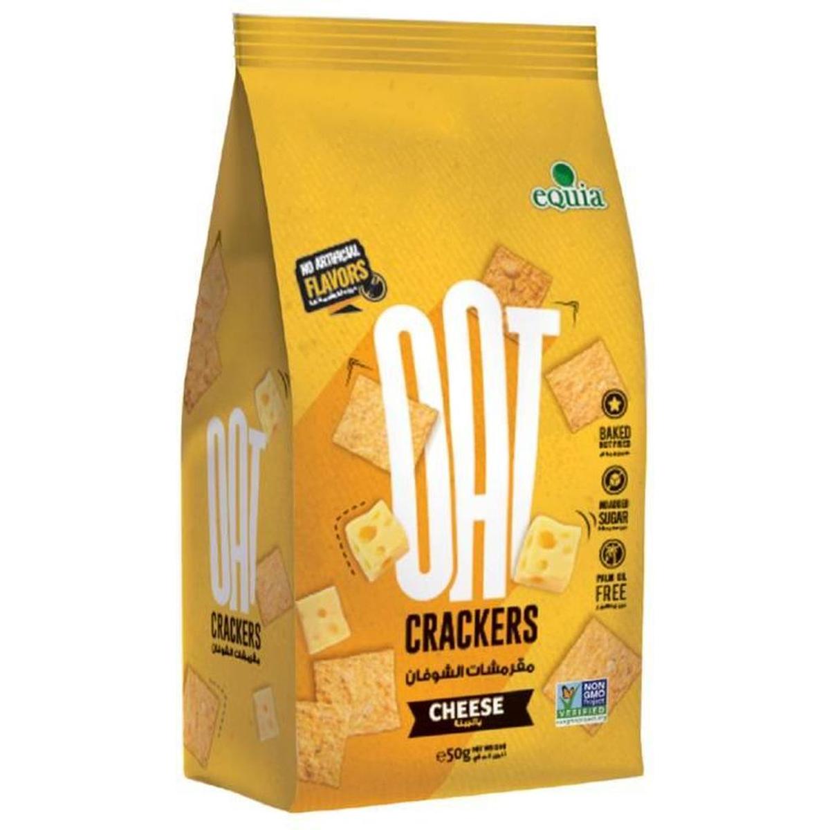 Equia Oat Crackers Cheese 200g
