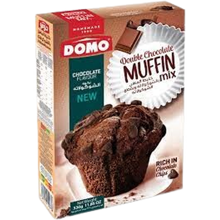 DOMO CAKE MUFFIN MIX DOUBLE CHOCO 336G