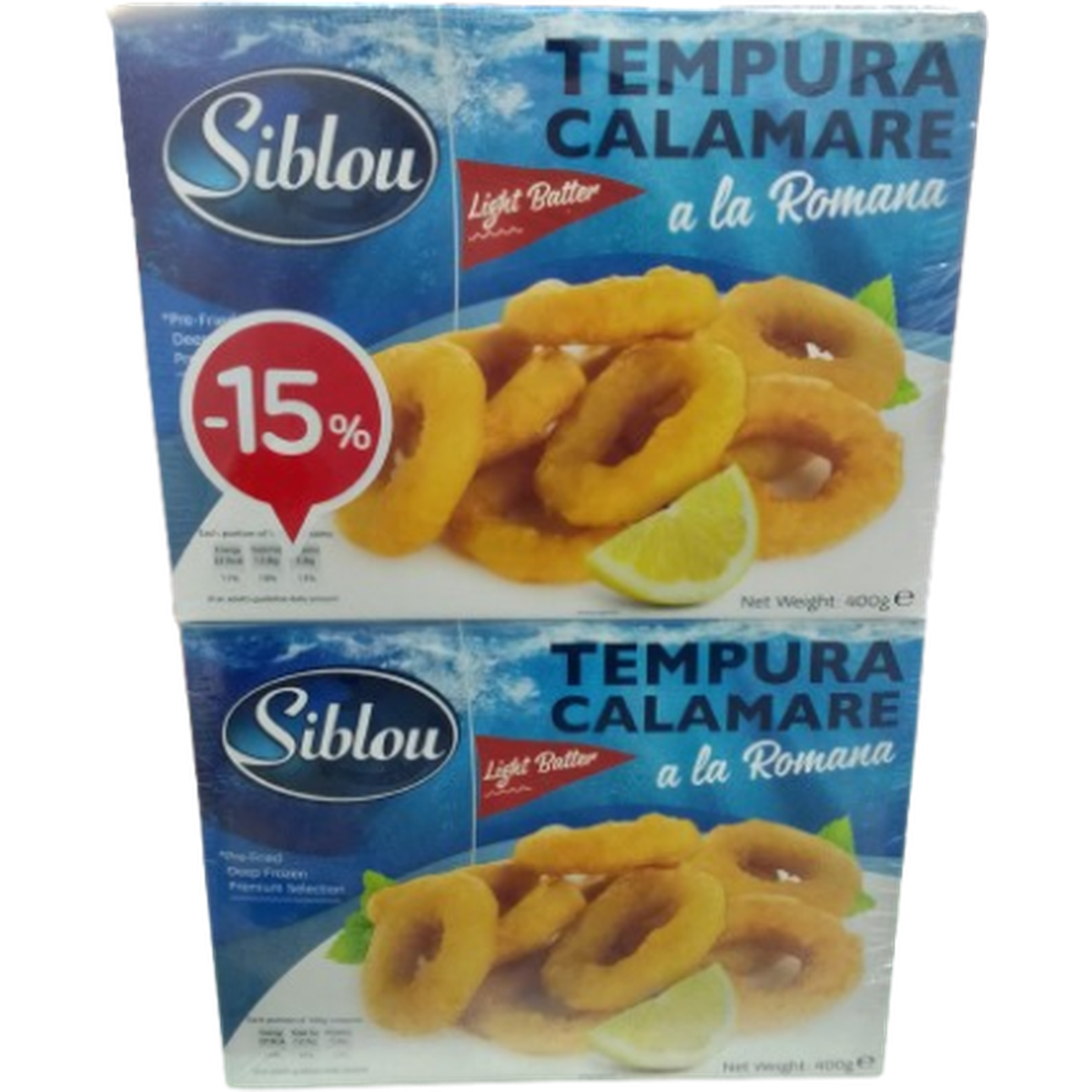 SIBLOU TEMPURA CALAMARE LIGHT BATTER 400G*2 @15 % OFF