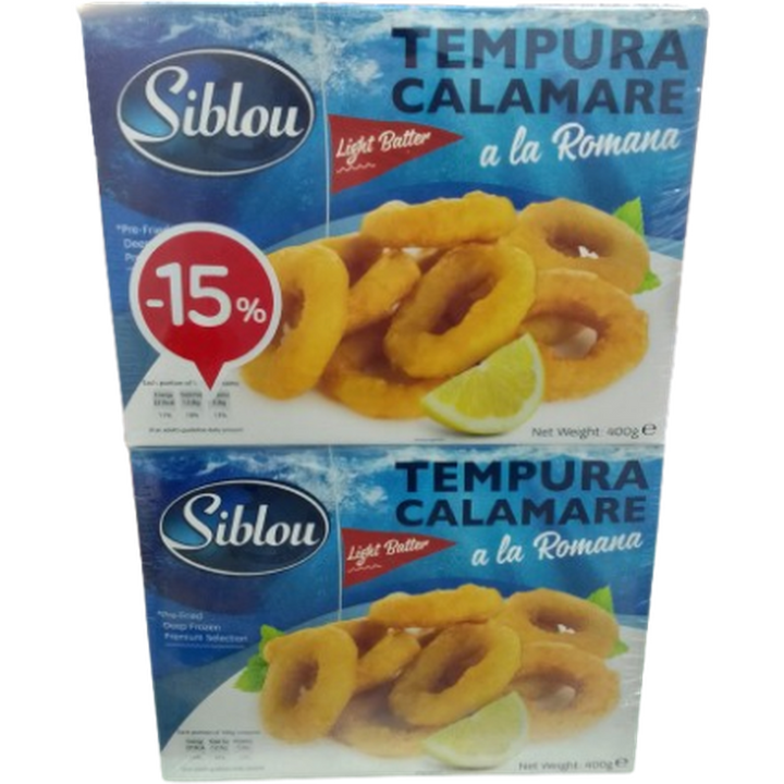 SIBLOU TEMPURA CALAMARE LIGHT BATTER 400G*2 @15 % OFF
