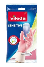 Vileda Kitchen Gloves Sensitive Small
