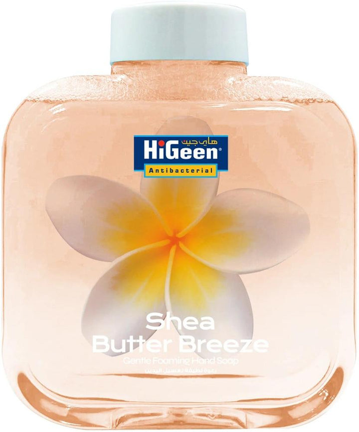 HIGEEN FOAMING HAND SOAP REFILL 500ML SHEA BUTTER BREEZE