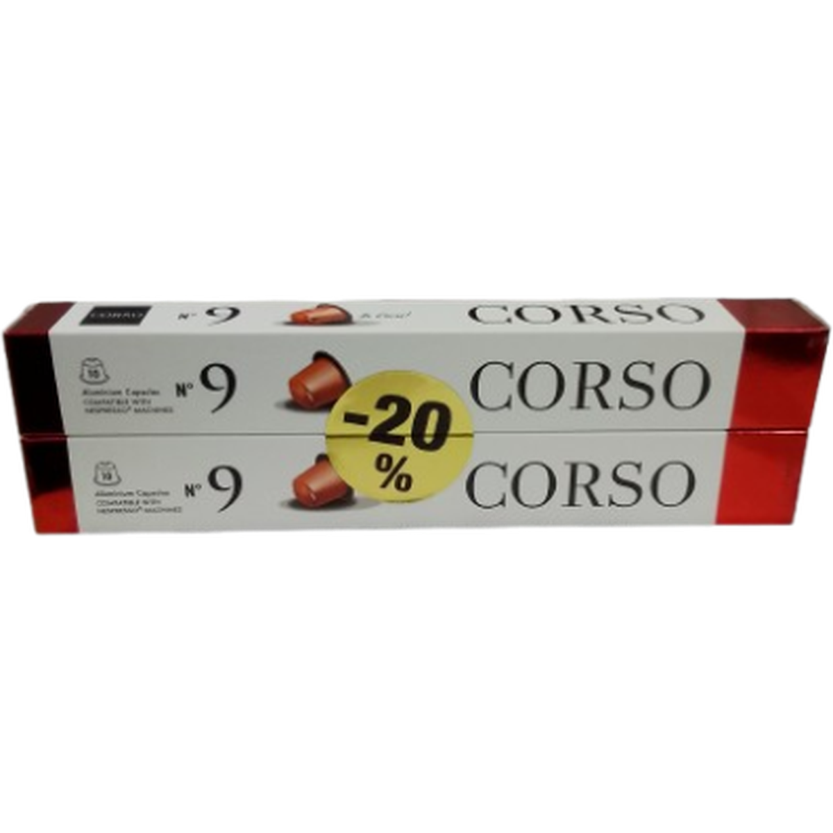 CORSO NESPRESSO RED *10 CAPSULE *2 -20 %