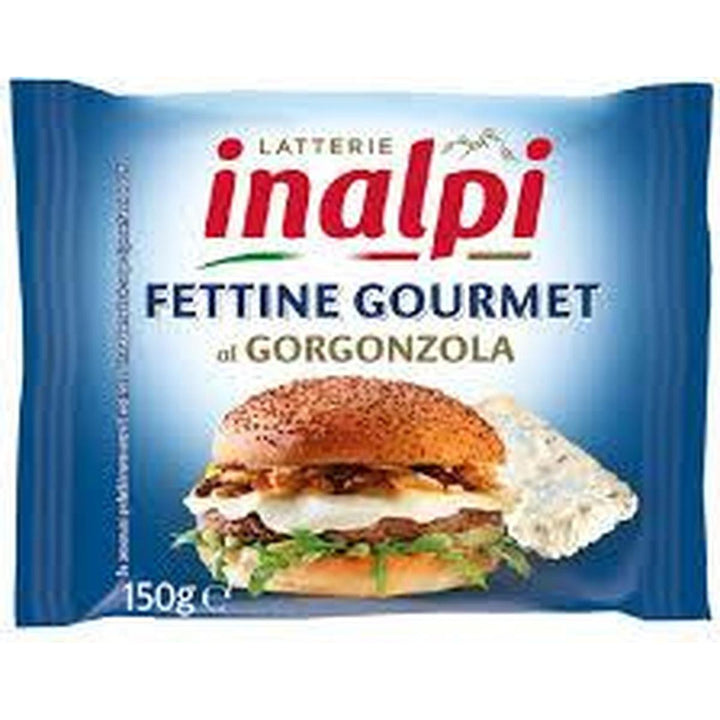INALPI GORGONZOLA GOURMET CHEESE SLICES 150G