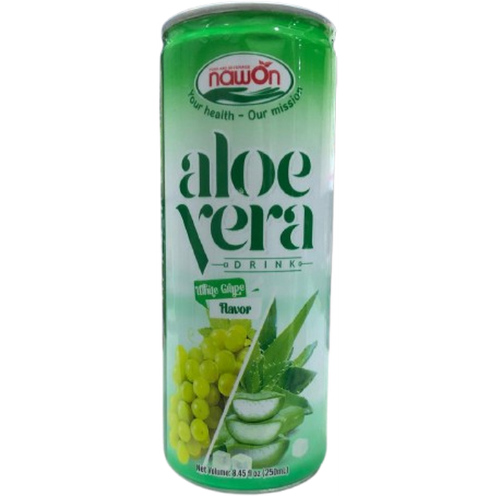 NAWON ALOE VERA DRINK 250ML WHITE GRAPE