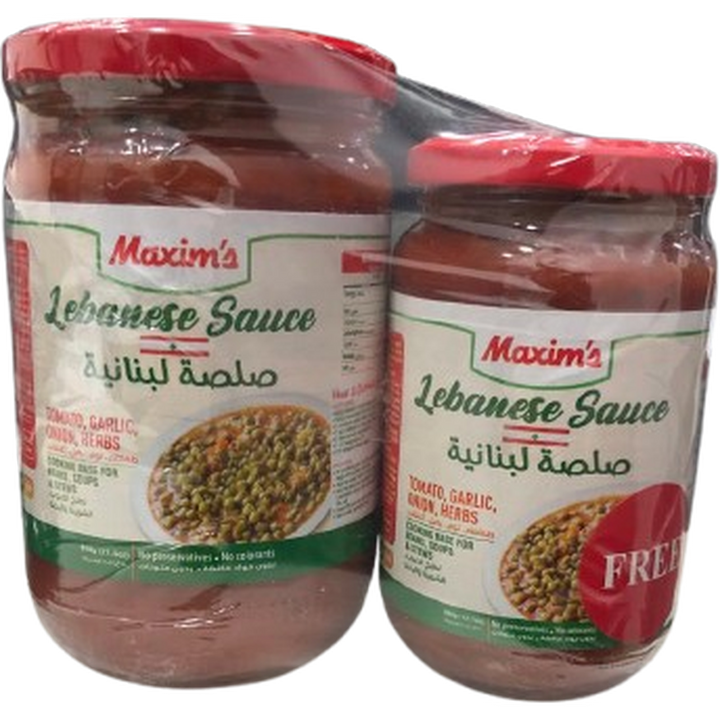 MAXIMS LEBANESE SAUCE 610G + 360G FREE