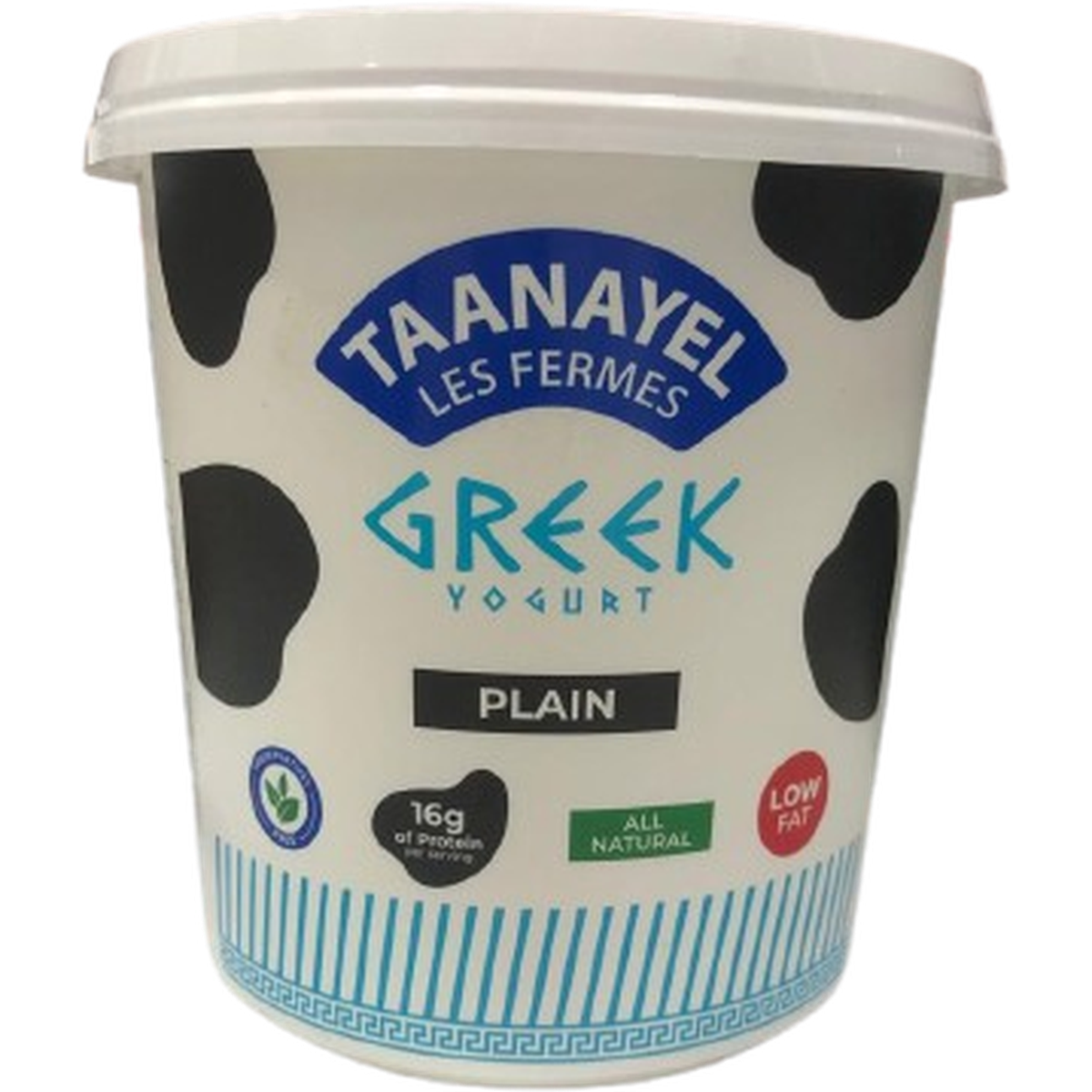 TAANAYEL GREEK YOGURT LOW FAT 1KG PLAIN