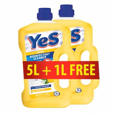 Yes Floor Cleaner Lemon 5L +1L Free