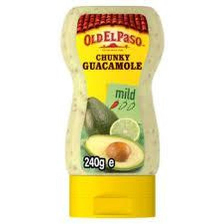 OLD EL PASO CHUNKY GUACAMOLE 240G MILD