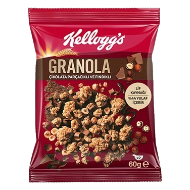 Kellogg'S Granola Chocolate With Hazelnuts 60g