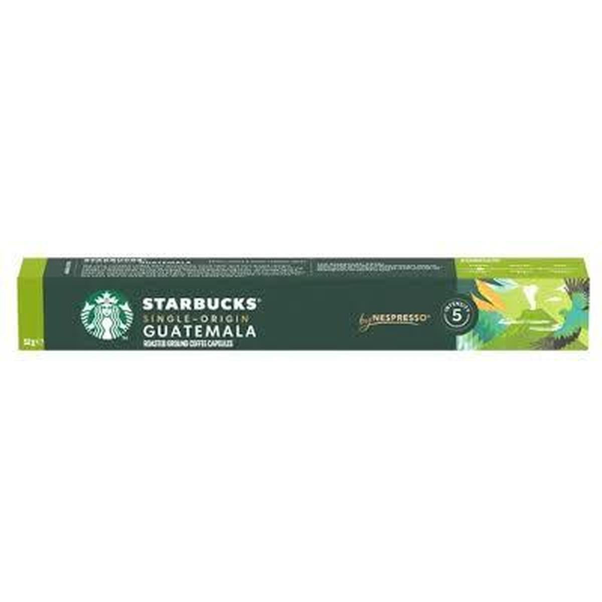 STARBUCKS NESPRESSO SINGLE-ORIGIN GUATEMALA *10 CAPSULES