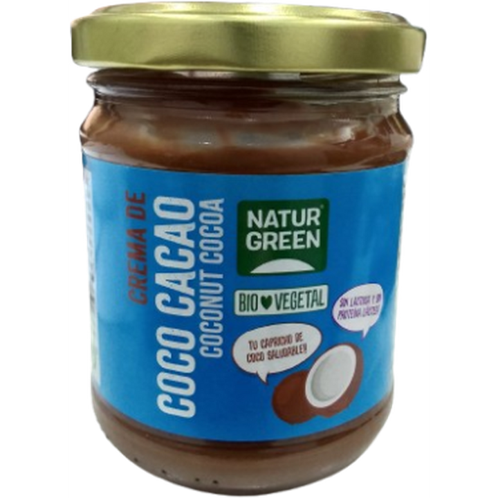 NATUR GREEN CACAO 200G COCONUT BLUE
