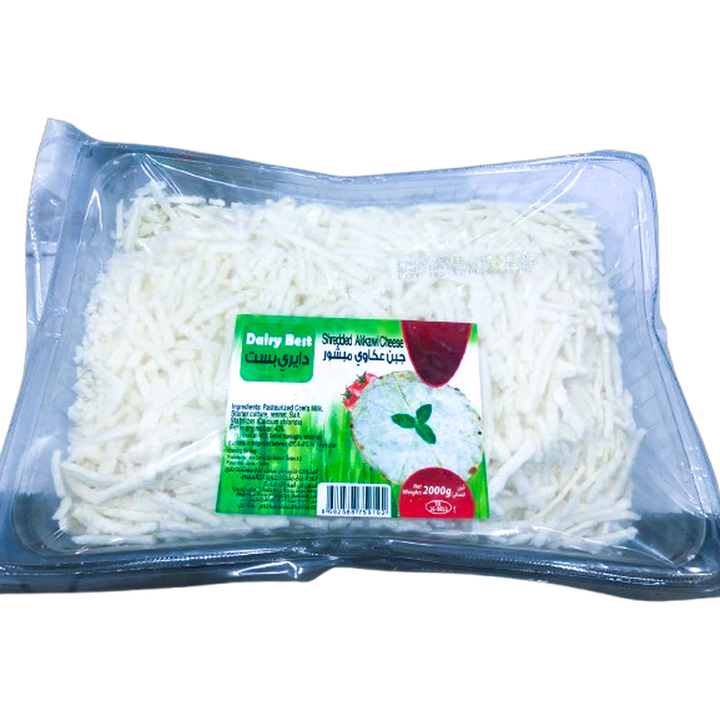 DAIRY BEST SHREDDED AKKAWI CHEESE 2KG