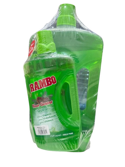 Rambo Floor Cleaner Wild Pine 3L + 750ml Free