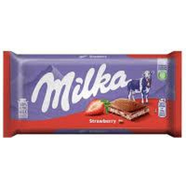 MILKA CHOCO 90G STRAWBERRY