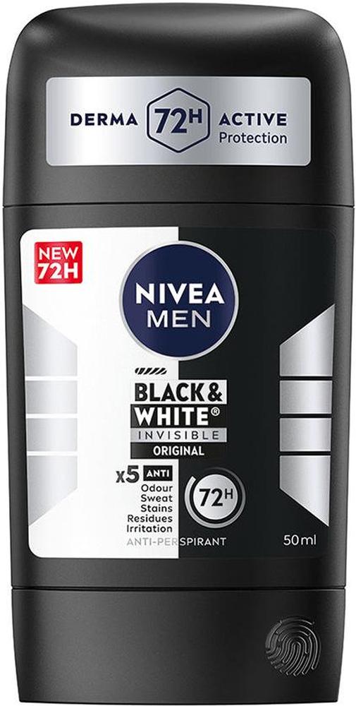 NIVEA MEN BLACK & WHITE INVISIBLE ORIGINAL 50ML