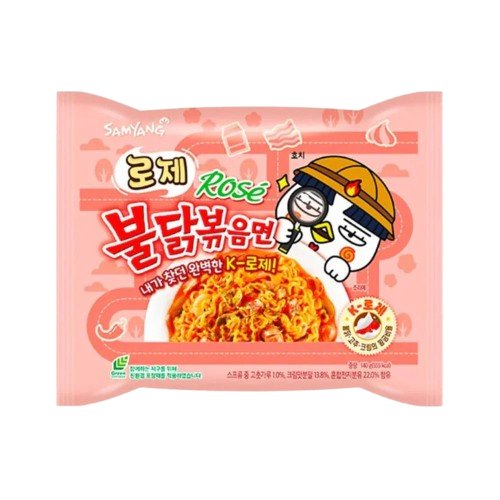 Samyang Buldak Rose Noodles Hot Chicken Ramen 140g