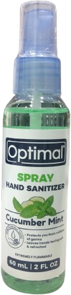 OPTIMAL SPRAY HAND SANITIZER 60ML CUCUMBER MINT