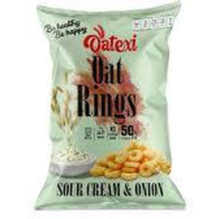 OATEXI OAT RINGS 60G SOUR CREAM & ONION