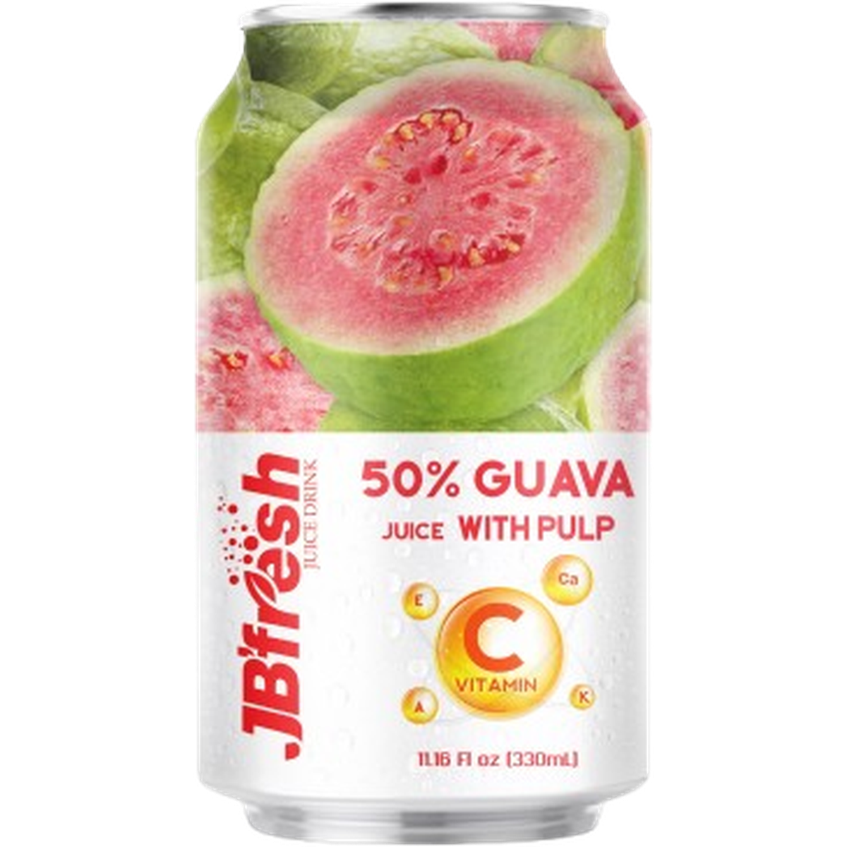 JB FRESH DRINK CAN 330ML GUAVA