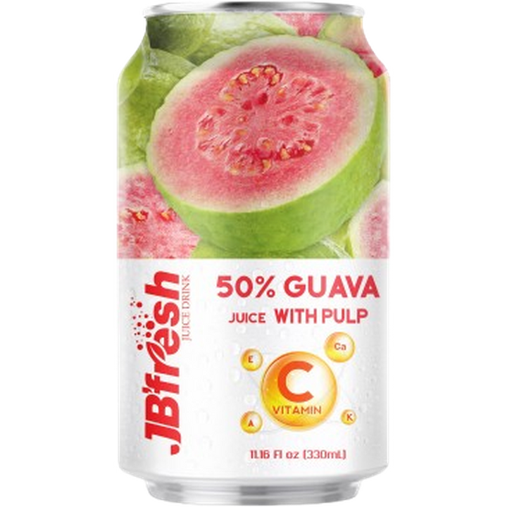 JB FRESH DRINK CAN 330ML GUAVA