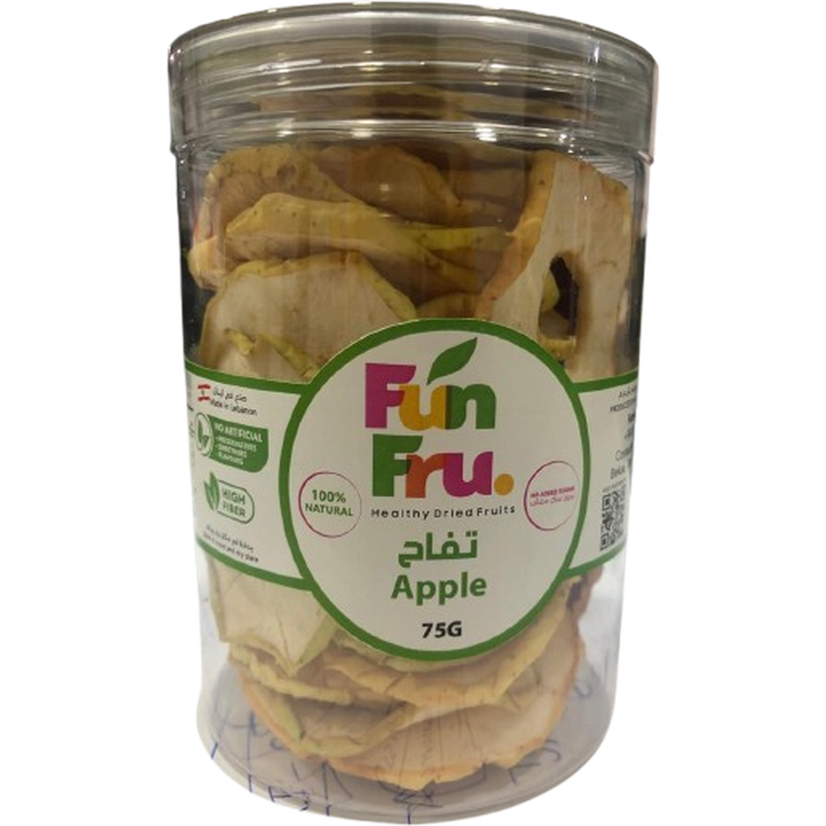 FUN FRU DRIED APPLE 75G