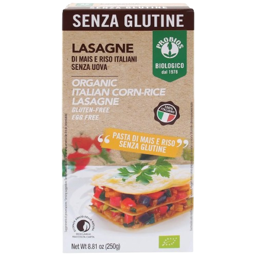 Organic Gluten Free Corn-Rice Lasagne
