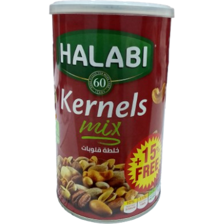 HALABI CAN 400G  KERNELS MIX +15% FREE