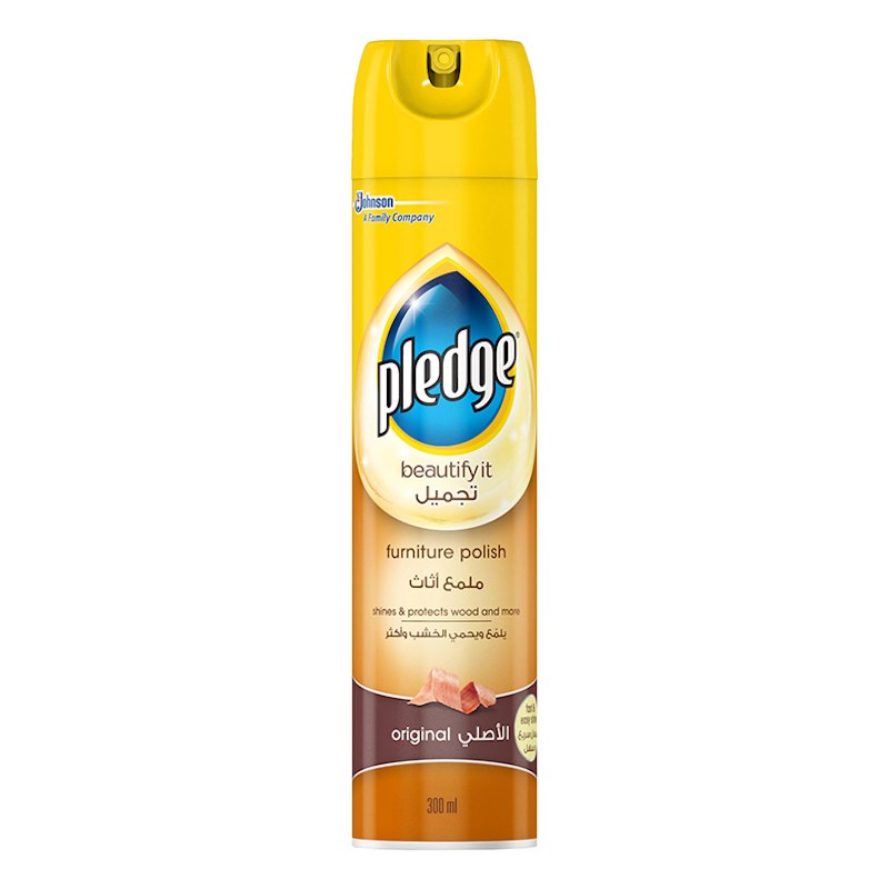 Pledge Furniture Polish Spray Cleaner Original 300ml
