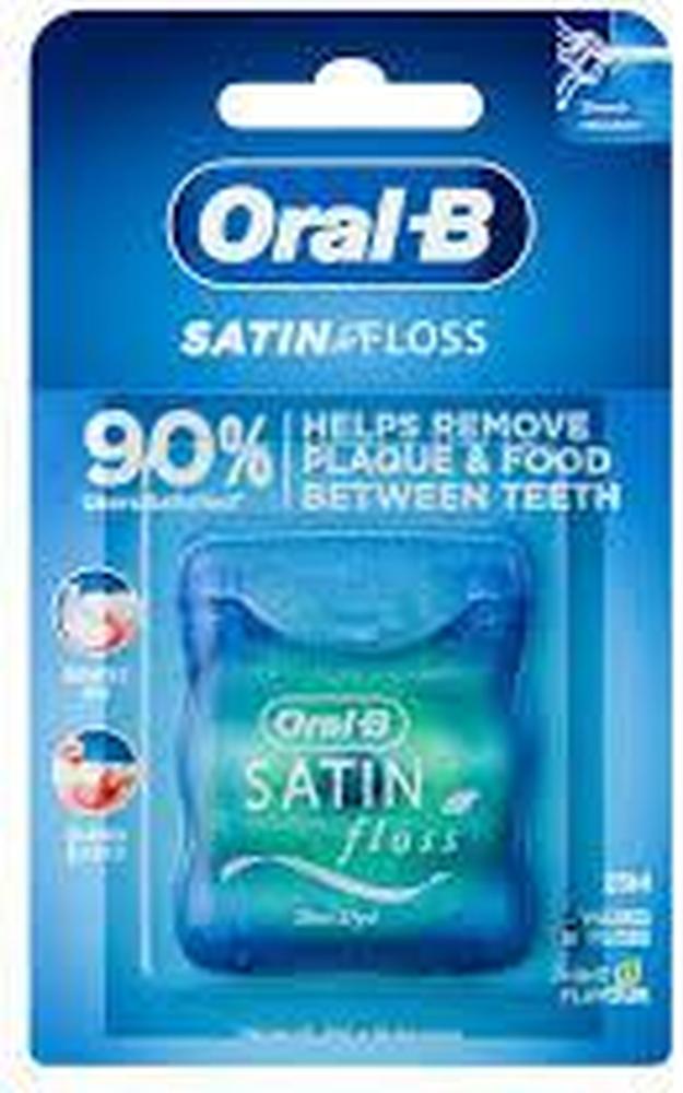 ORAL-B SATIN&FLOSS 25M 90% USER SATISFLED