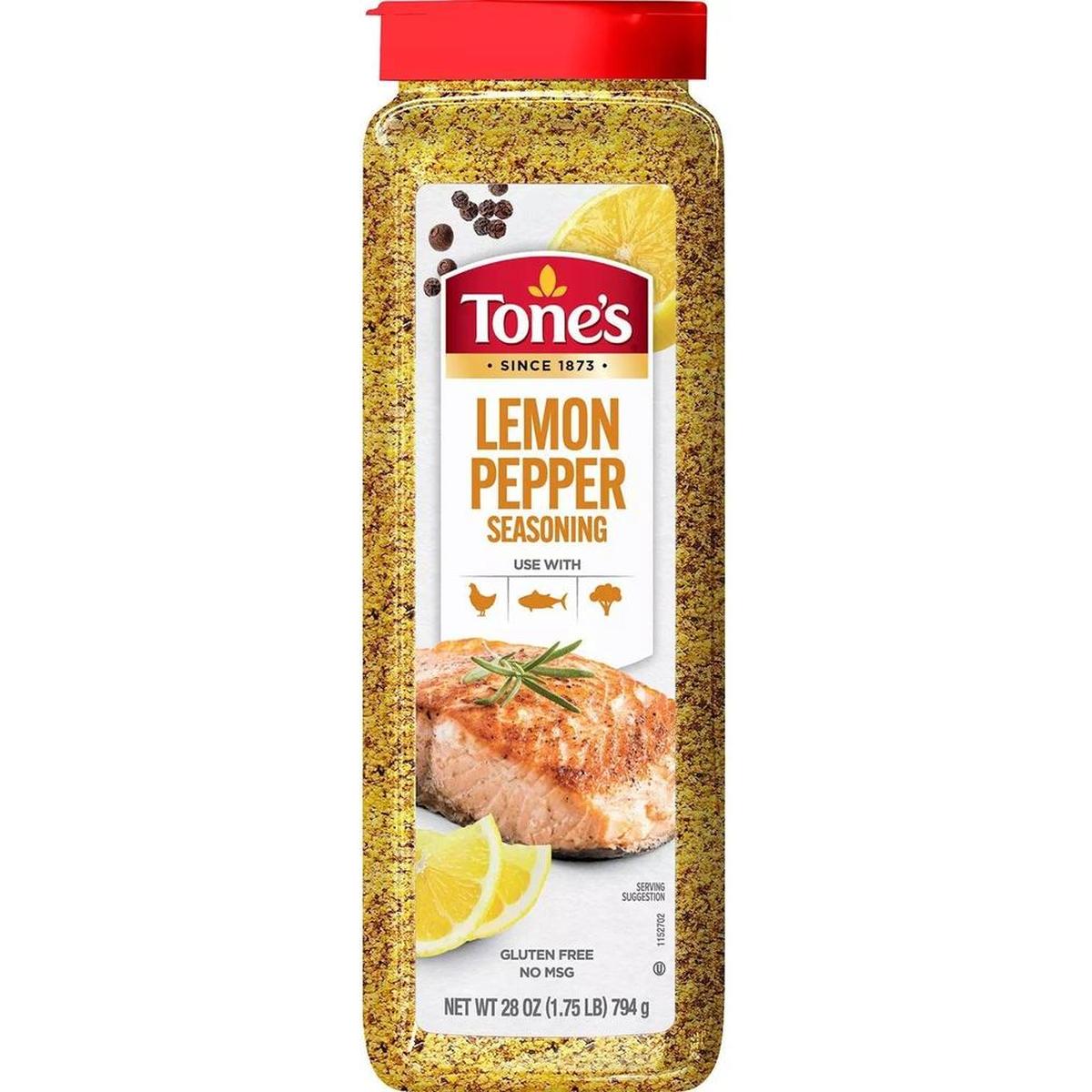 TONE'S LEMON PEPPER SEASONING 794G