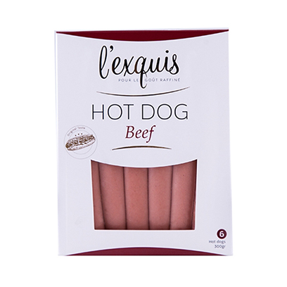 L'Exquis Hotdog Beef 300g