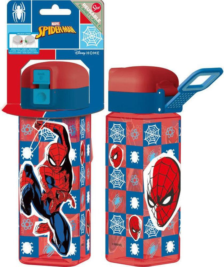 STOR SQUARE BOTTLE 550ML SPIDER-MAN