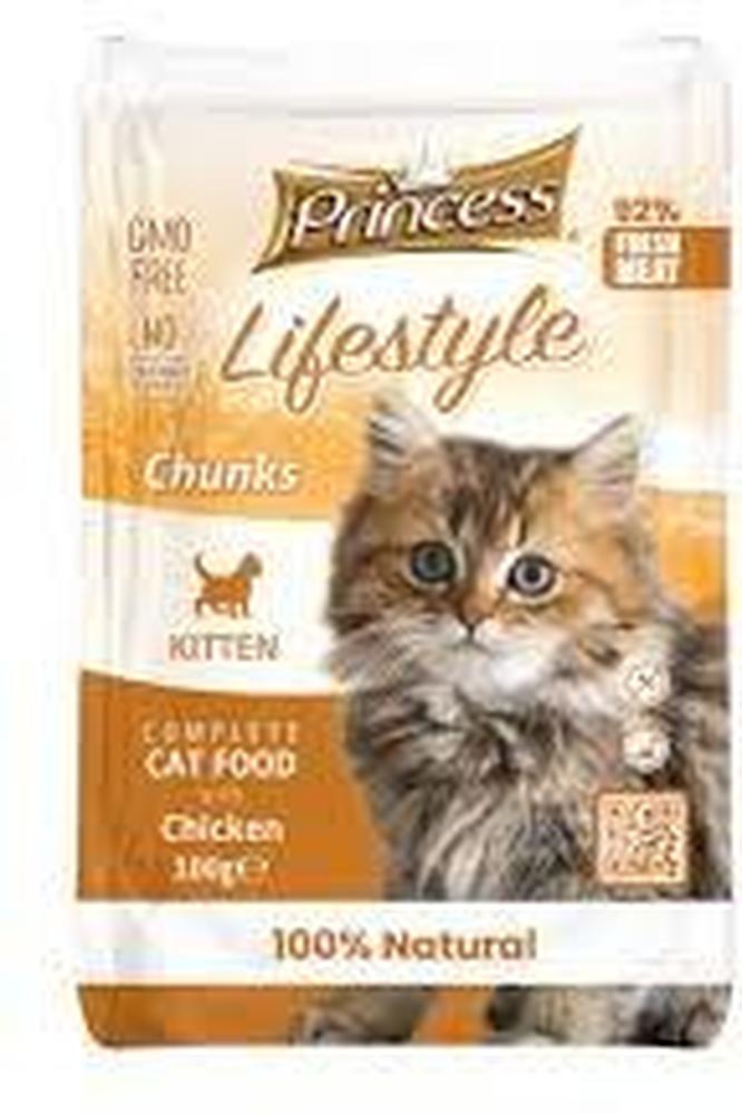 PRINCESS LIFESTYLE CAT FOOD 100G CHICKEN