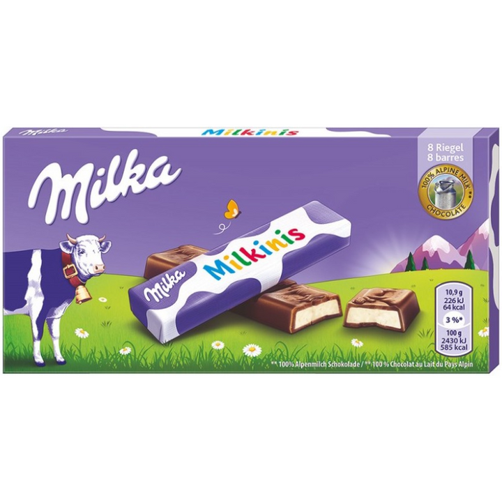 MILKA MILK CHOCOLATE 87.5G MILKINIS