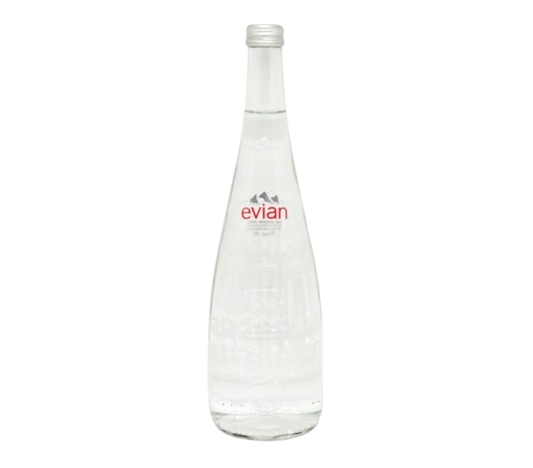Evian Glass Natural Mineral Water 0.75 L