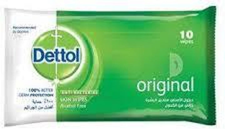 DETTOL WIPES 10S ORIGINAL