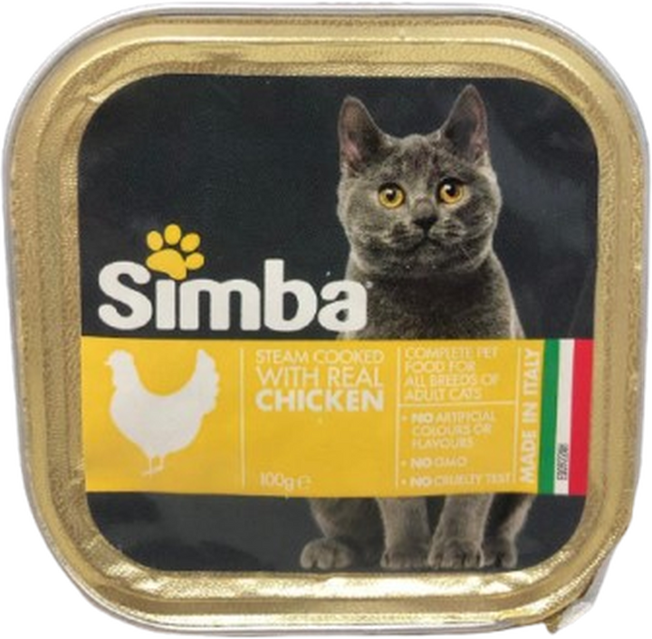 SIMBA CAT PATE 100G WITH REAL CHICKEN