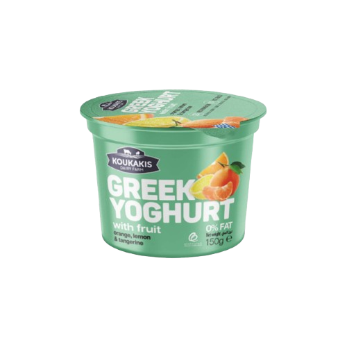 Koukakis Greek Yoghurt With Orange & Lemon 150g