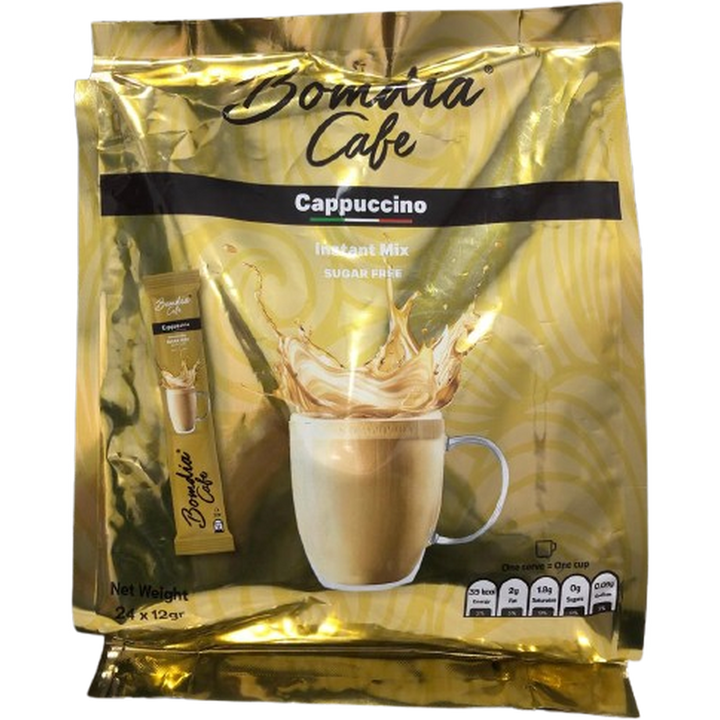 BOMDIA CAFE CAPPUCCINO SUGAR FREE 12G