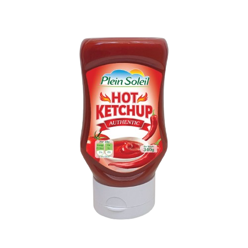 Plein Soleil Hot Ketchup Squeeze 340g