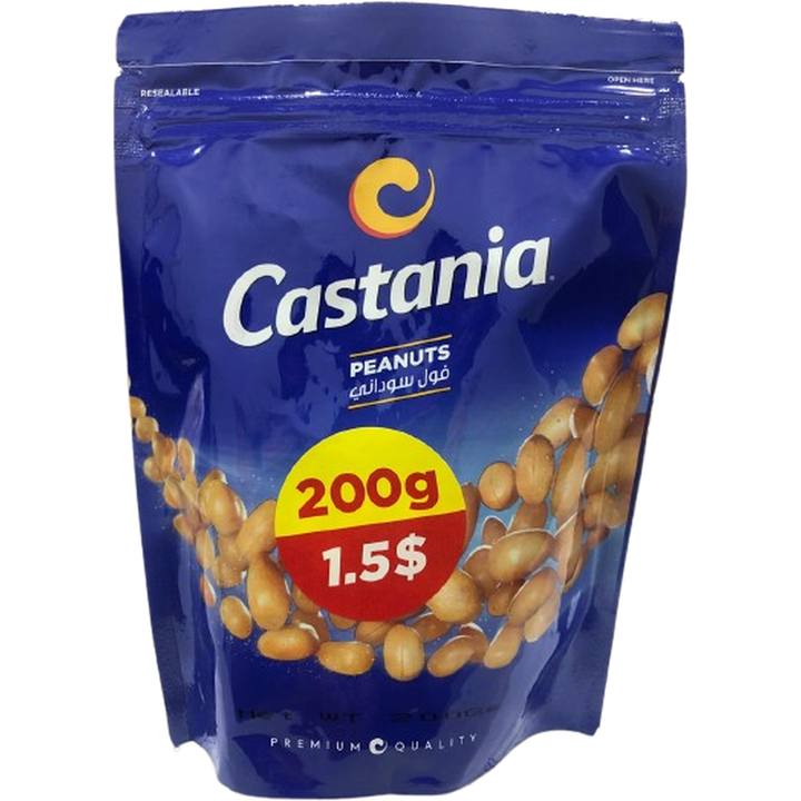 CASTANIA PEANUTS 200G @ 1.5$